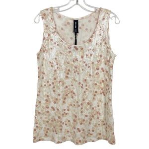 Agnes & Dora™ Essential Tank Polka Dot Size Small Sequin Holiday Berrie New